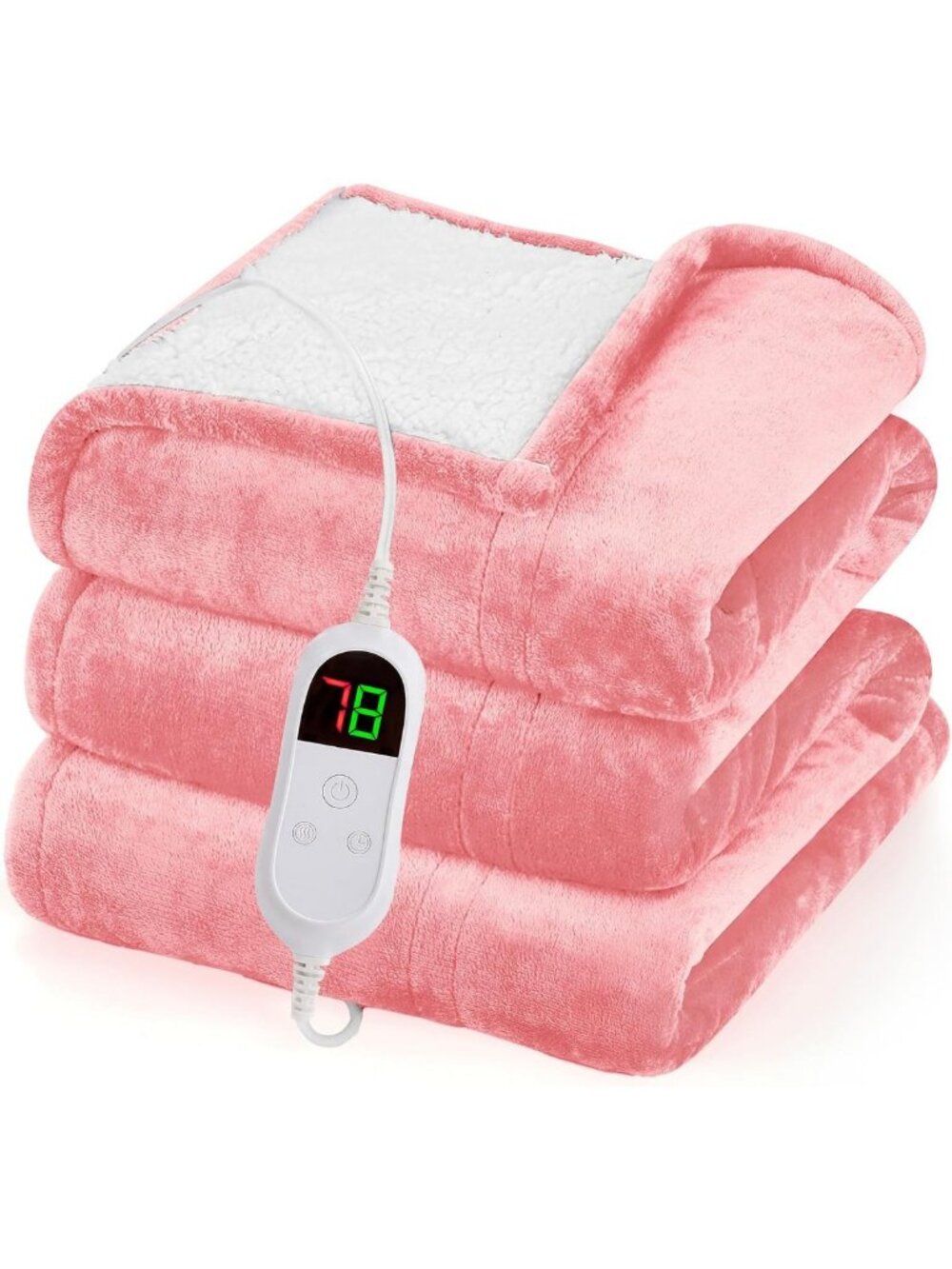 Cozy Electric Heated Throw Blanket 50"x60" - Perfect Gift for Women & Winter
